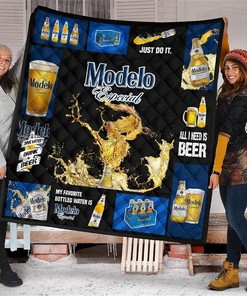 Modelo Especial All I Need Is Beer Gift Idea Quilt
