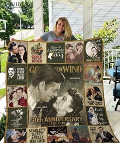 Mofi Gone With The Wind Quilt Blanket Bedding Set For Fans