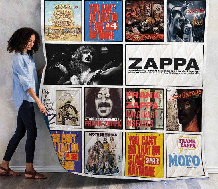 Mofo Frank Zappa Albums Combined Quilt Blanket Bedding Set