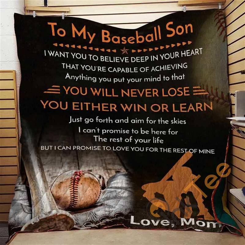 Mom Son I Want You To Believe Quilt Blanket Bedding Set