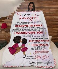 Mom To My Daughter Fleece Blanket Quilt Blanket Bedding Set