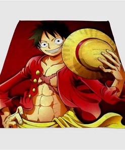 Monkey D Luffy 2 Sherpa Fleece Blanket Gifts for Family, for Couple