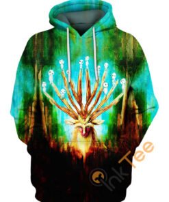 Mononoke Deer God Hoodie 3D