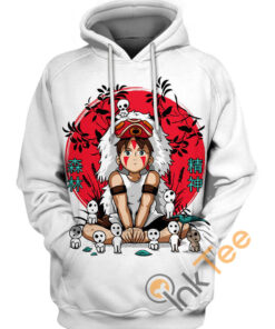 Mononoke Hime Hoodie 3D