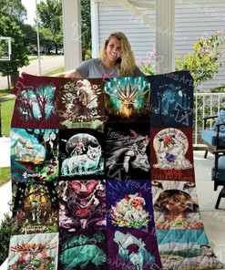 Mononoke Hime Japanese Ghibli Combined Quilt Blanket