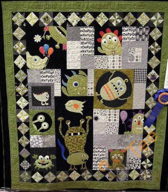 Monster Quilt Blanket Bedding Set