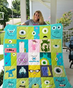 Monsters Inc All Season Plus Size Quilt Blanket Bedding Set