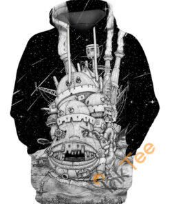 Monstrous Castle Hoodie 3D