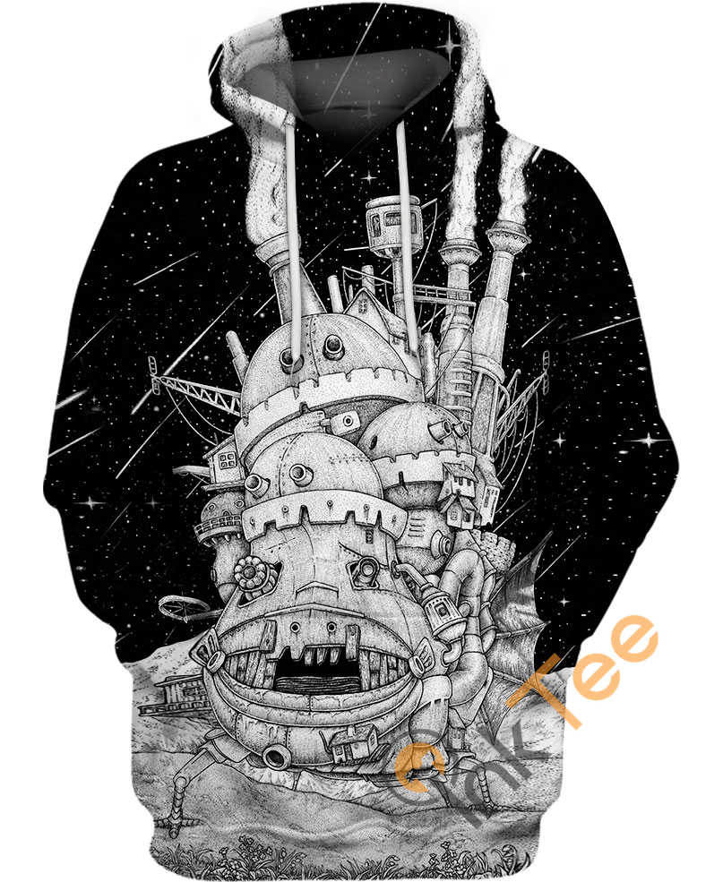 Monstrous Castle Hoodie 3D