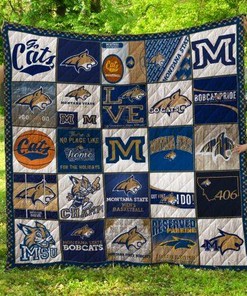 Montana State Bobcats Quilt Blanket