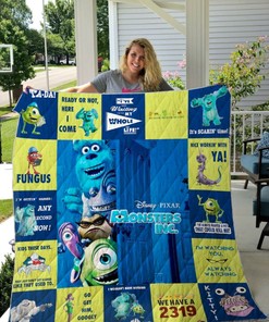 Monters Inc Disney Pixar For Fan Collection Quilt Blanket