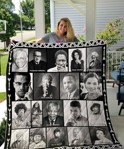 Month Black History Heroes Quilt Blanket Bedding Set