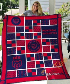 Montreal Alouettes 1 Quilt Blanket Bedding Set