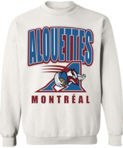 Montreal Alouettes Vintage Cfl Football Crewneck Sweatshirt