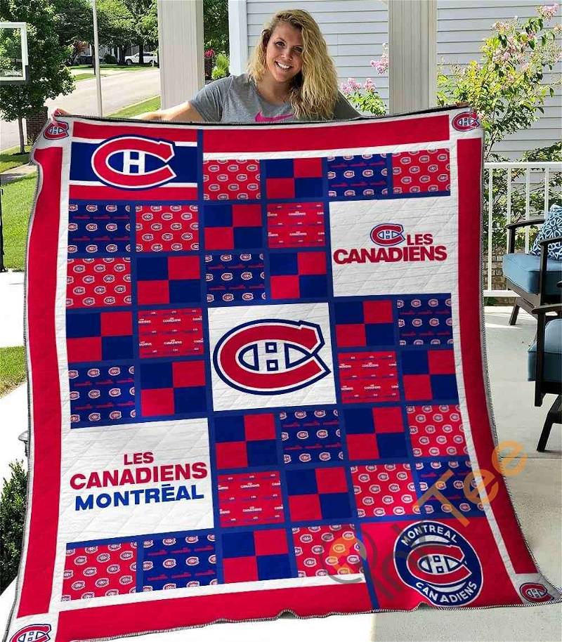 Montreal Canadiens Blanket 3 Quilt Bluefink