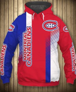Montreal Canadiens Hoodie 3D Cute Design Pullover Nhl