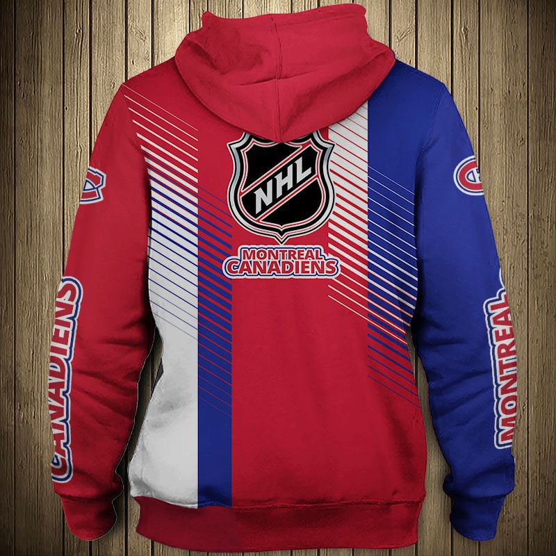 Montreal Canadiens Hoodie 3D Cute Design Pullover Nhl - Image 2