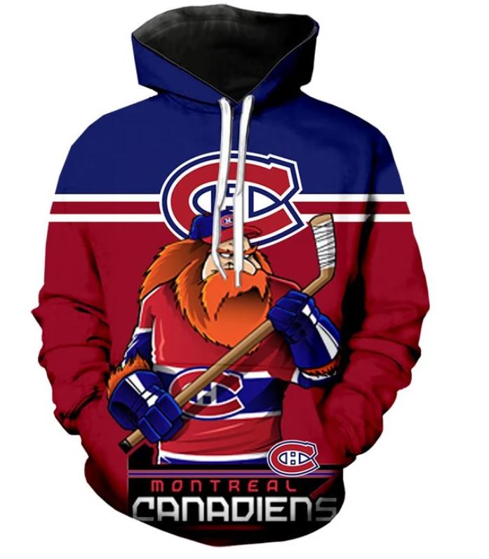 Montreal Canadiens Hoodie 3D Ultra-Cool Long Sleeve Gift for Fans