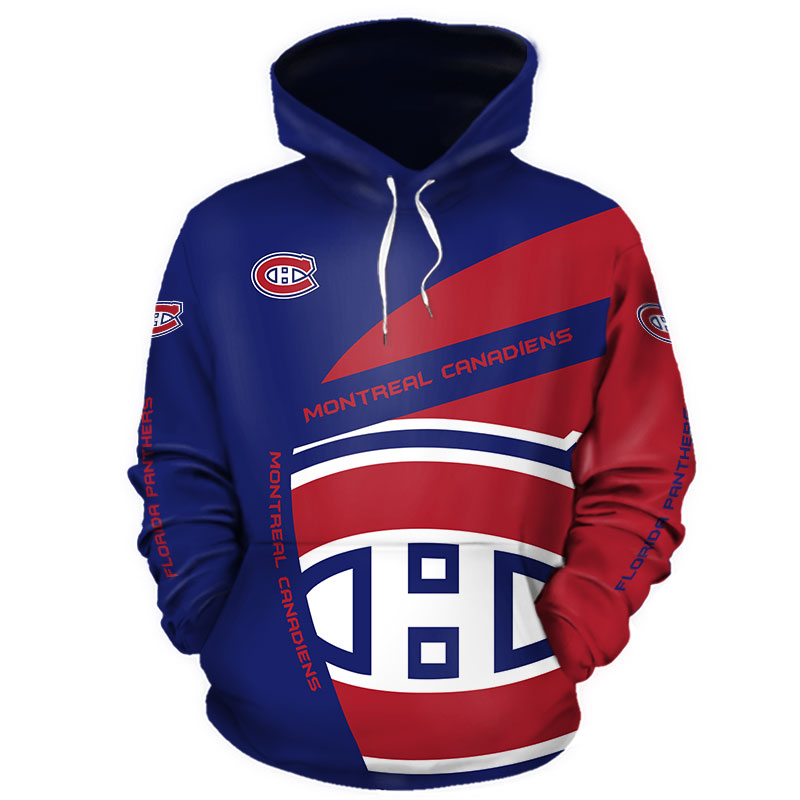 Montreal Canadiens Hoodie 3D Zip Hoodie Gift for Fans - Image 3