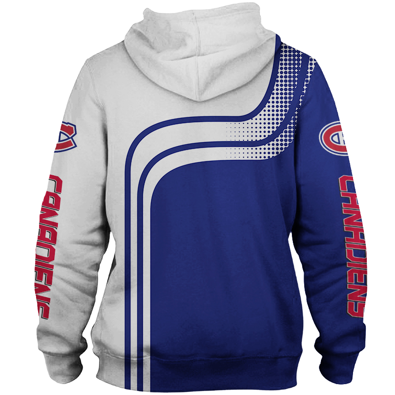 Montreal Canadiens Hoodie Zip Hoodie Pullover Gift for Fans - Image 3