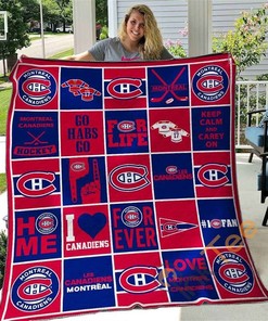 Montreal Canadiens Quilt Blanket And Bedding Set Option