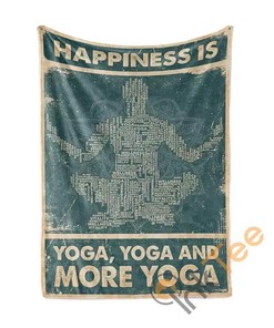 More Yoga Sherpa Fleece Blanket Gifts for Family, for Couple