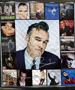 Morrissey Albums Signatures Blanket Gift For Lovers Quilt