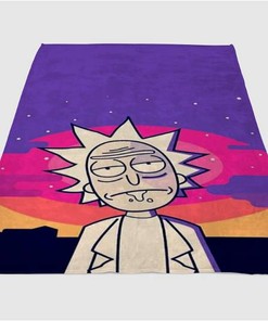 Morty Sherpa Fleece Blanket Gifts for Family, for Couple