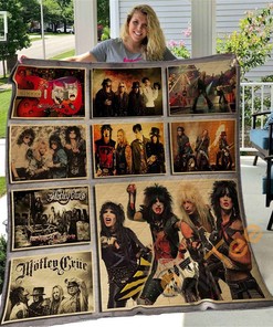 Motley Crue Quilt Blanket Bedding Set