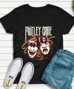 Motley Crue Theatre Of Pain Masks Crop T-Shirt