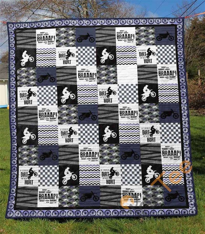 Motocross Quilt Blanket Bedding Set