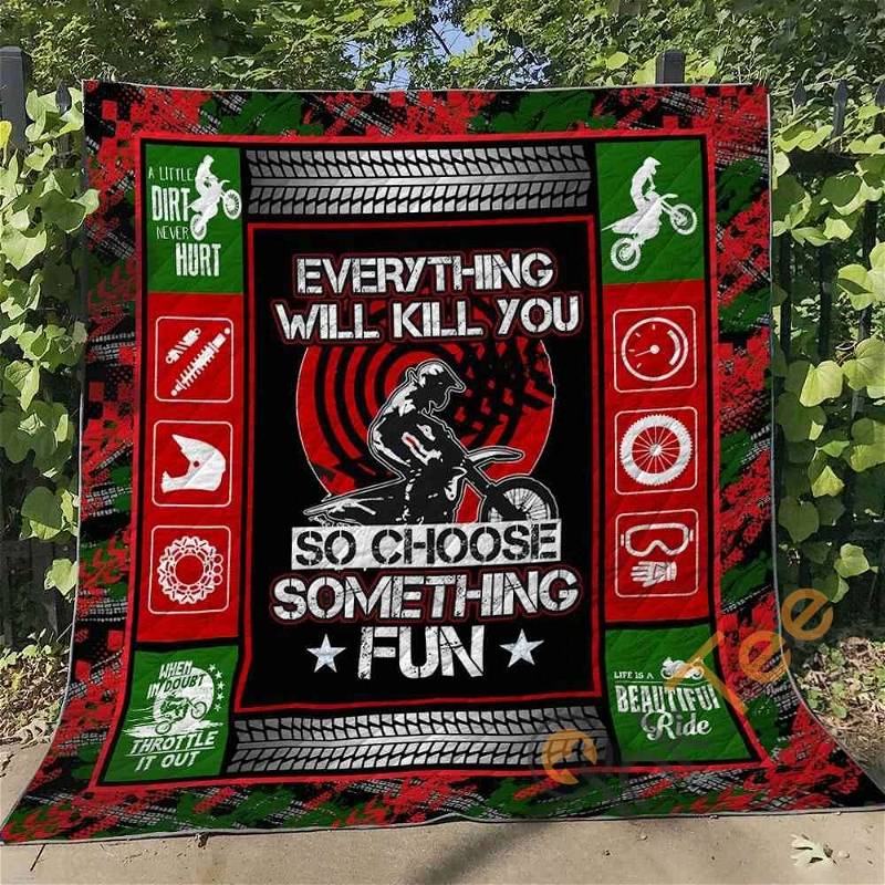 Motor Quilt Blanket Bedding Set
