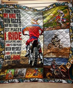 Motorcycle Quilt Blanket Bedding Set