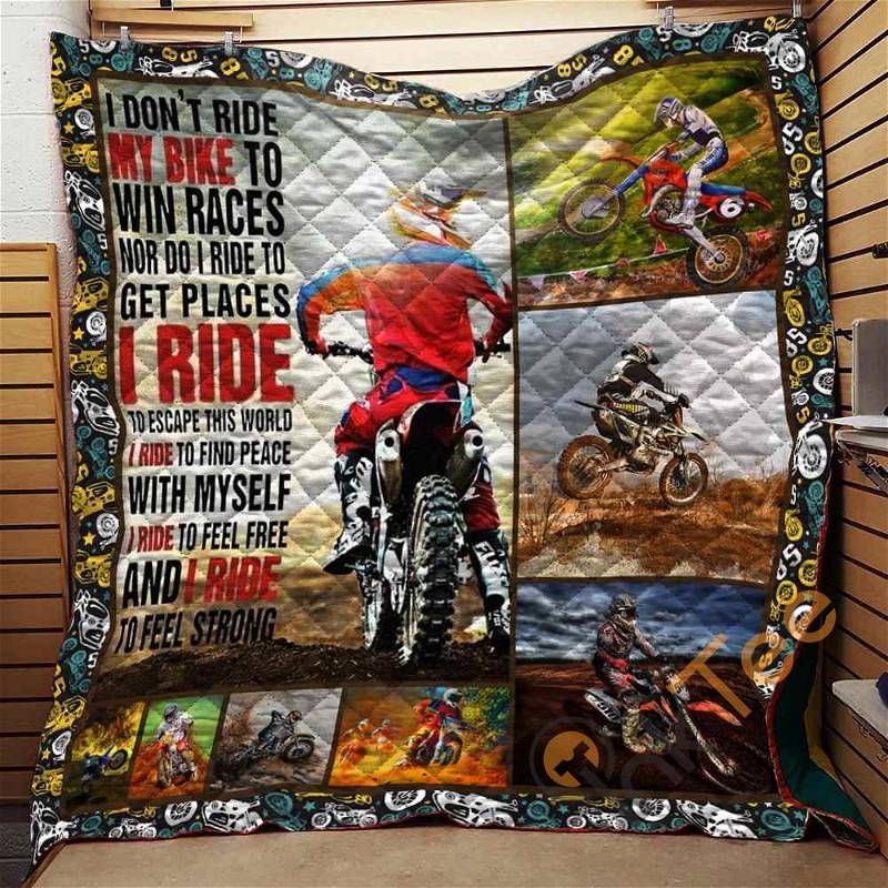 Motorcycle Quilt Blanket Bedding Set