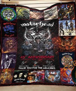 Motorhead Collage Quilt Blanket Bedding Set