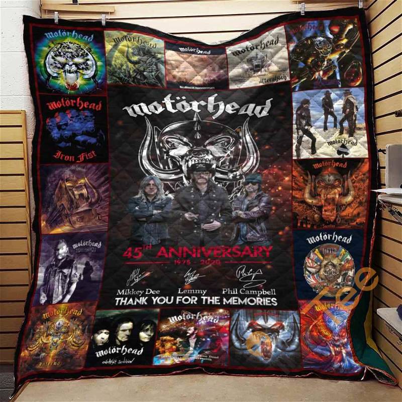 Motorhead Collage Quilt Blanket Bedding Set