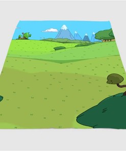 Mountain Adventure Time Sherpa Fleece Blanket Gifts for Family, for Couple