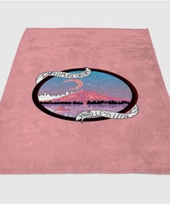 Mountain Sherpa Fleece Blanket Gifts for Family, for Couple