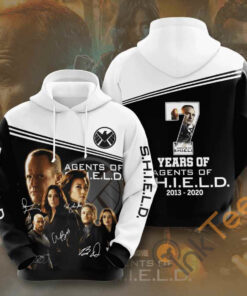 Movie Agents Of S.h.i.e.l.d. Usa Hoodie 3D