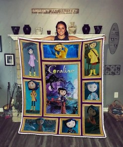 Movie Character Coraline Jones Blanket for Home Décor
