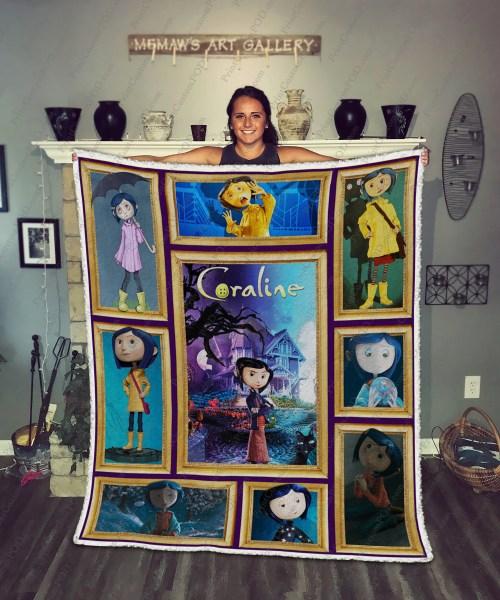 Movie Character Coraline Jones Blanket for Home Décor