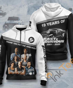 Movie Fast & Furious Usa Hoodie 3D
