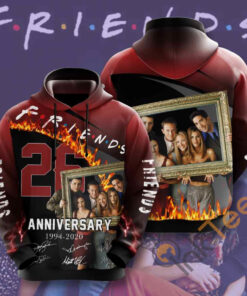 Movie Friends Usa Hoodie 3D