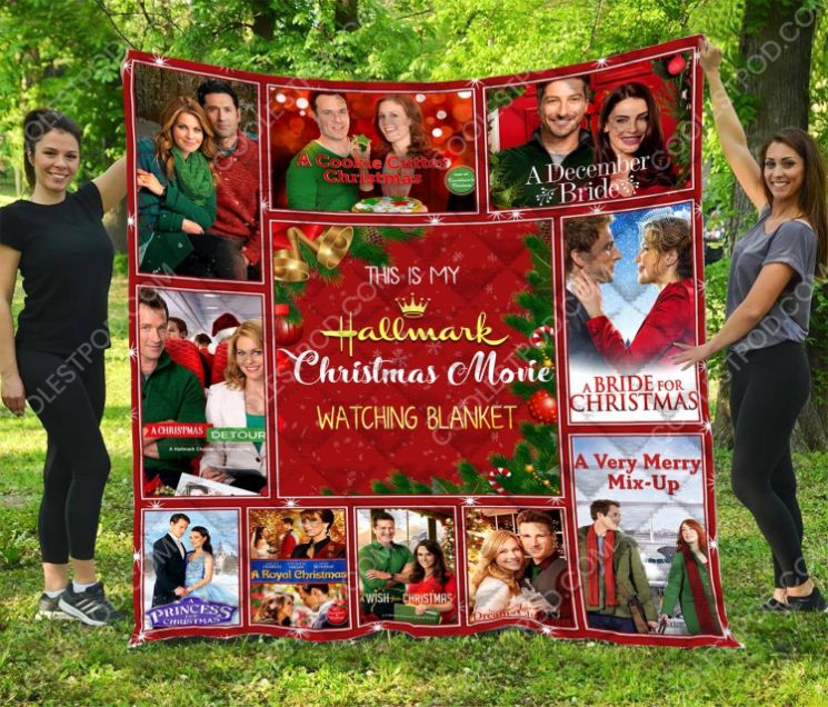 Movie Hallmark Christmas A Very Merry Mix-up Quilt Blanket Bedding Set