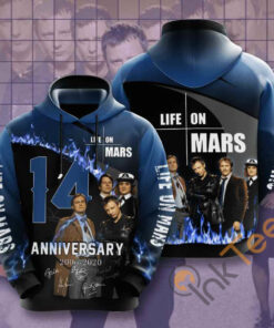 Movie Life On Mars Usa Hoodie 3D