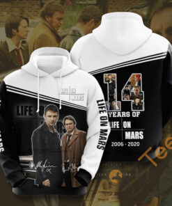 Movie Life On Mars Usa Sport All Over Print Hoodie 3D