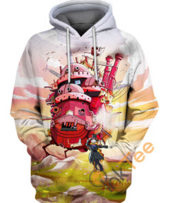 Moving Castle Hoodie 3D
