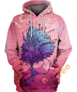 Moving Castle Sport All Over Print Hoodie 3D