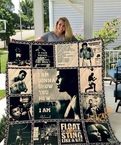 Muhammad Ali Quilt Blanket Bedding Set