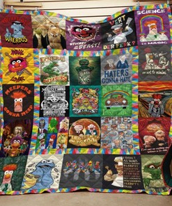 Muppet Show Haters Gonna Hate Quilt Blanket
